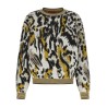 Animalier motif sweater