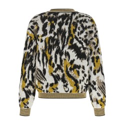 Animalier motif sweater