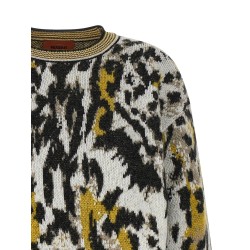 Animalier motif sweater