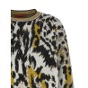 Animalier motif sweater