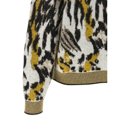 Animalier motif sweater
