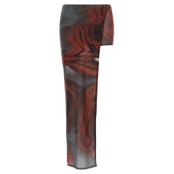 'The Red Blurry Roses' skort