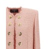 Sequin tweed blazer