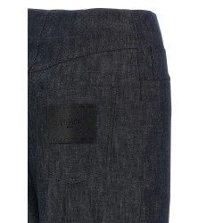 'Fendi Roma' patch jeans
