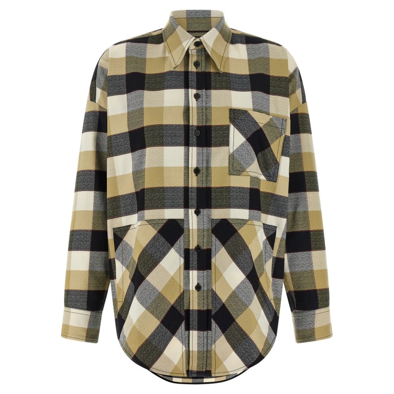 Check pattern shirt