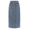 'Denim Pencil' skirt