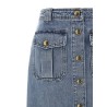 'Denim Pencil' skirt