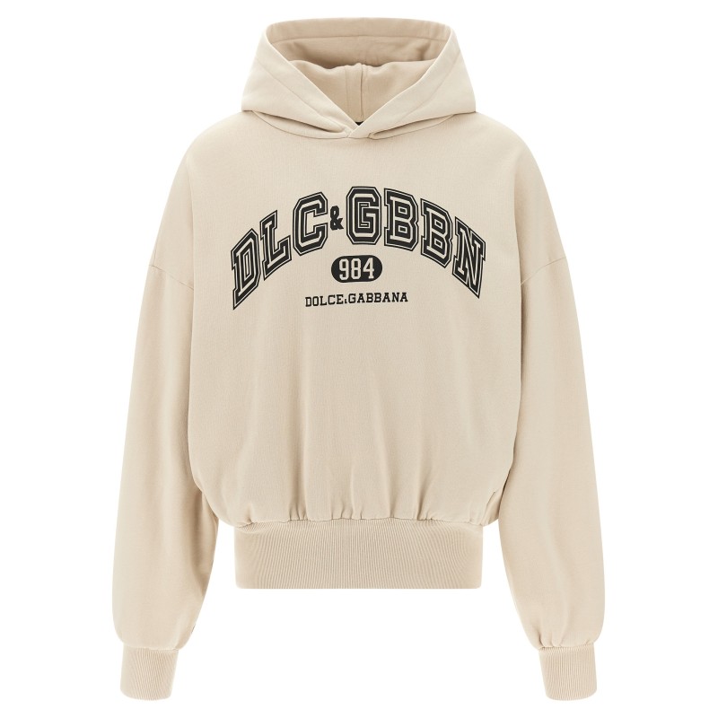 Logo print hoodie