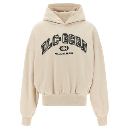 Logo print hoodie