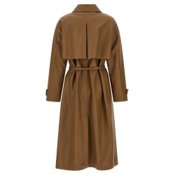 Nappa trench coat