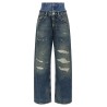 Double layer jeans