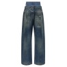 Double layer jeans