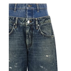 Double layer jeans