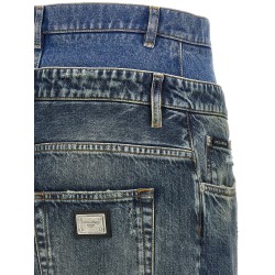 Double layer jeans