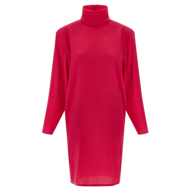 Structured shoulder dress
