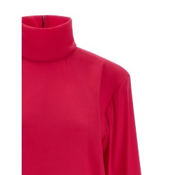 Structured shoulder dress