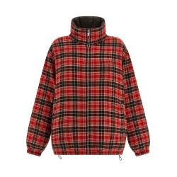 Reversible front logo down jacket