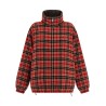 Reversible front logo down jacket