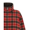 Reversible front logo down jacket