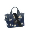 'The Rip And Repair Denim Small Tote' shopping bag