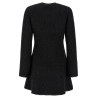 'Black Sequin Knit Mini' dress