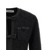 'Black Sequin Knit Mini' dress
