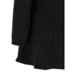 'Black Sequin Knit Mini' dress