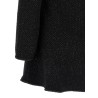 'Black Sequin Knit Mini' dress