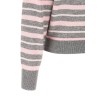 'Clloegiate Stripe Polo' sweater
