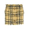 Lurex tweed skirt