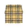 Lurex tweed skirt