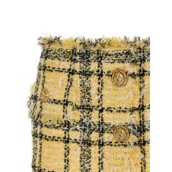 Lurex tweed skirt