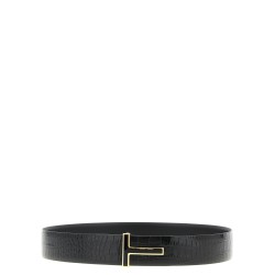 Reversible crocodile belt