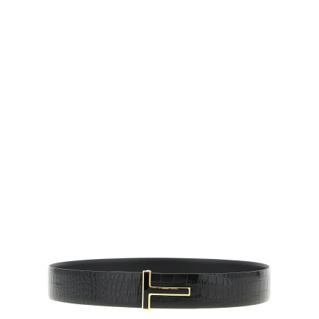Reversible crocodile belt