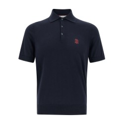 Logo embroidery polo shirt
