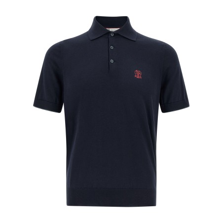 Logo embroidery polo shirt