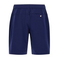 Interlock cotton bermuda shorts