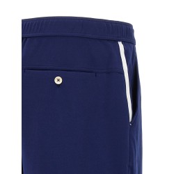 Interlock cotton bermuda shorts