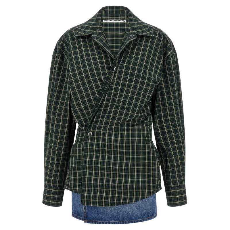 Wallet shirt dress