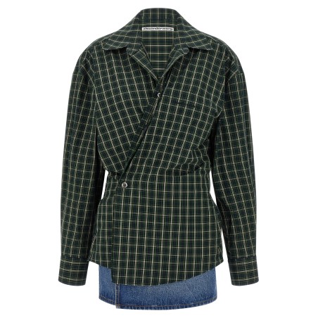 Wallet shirt dress