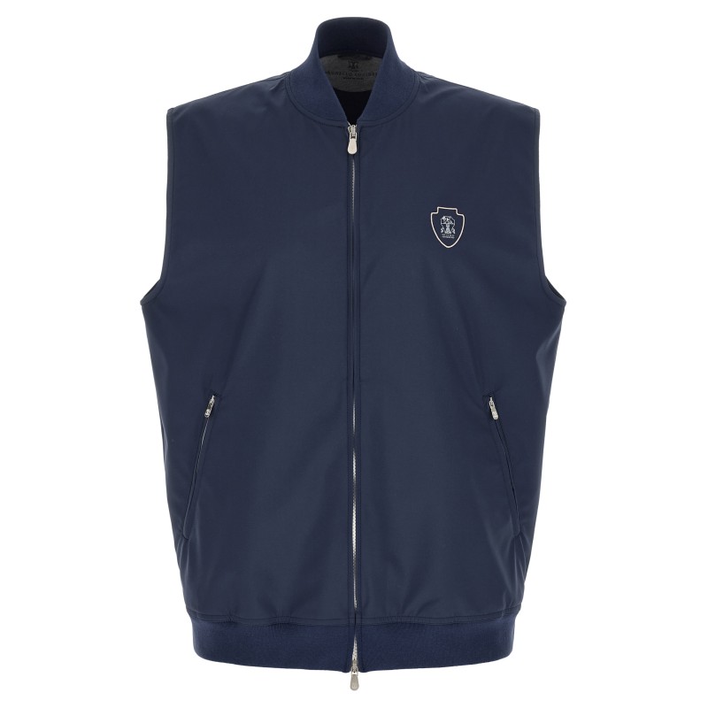 Logo nylon vest