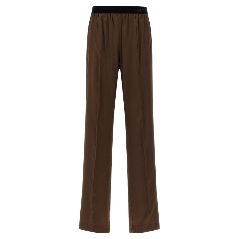 Silk pants