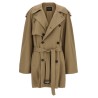 Cotton trench coat