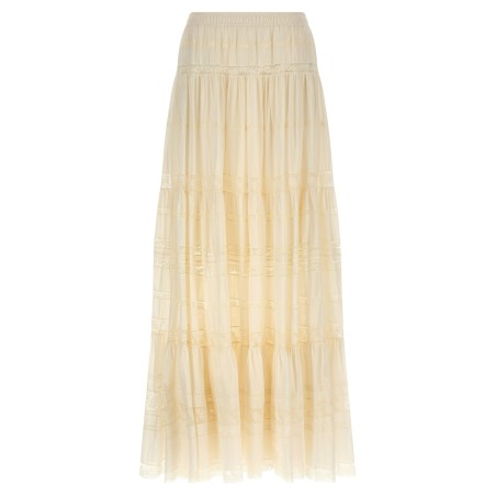 Lace insert skirt