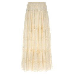 Lace insert skirt