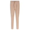 Flamed linen joggers