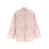 Floral embroidery shirt