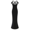 'Draped Padded Cup Maxi' dress