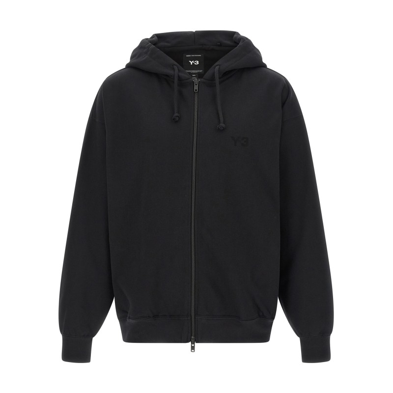 'Y-3 Brushed Terry Zip' hoodie