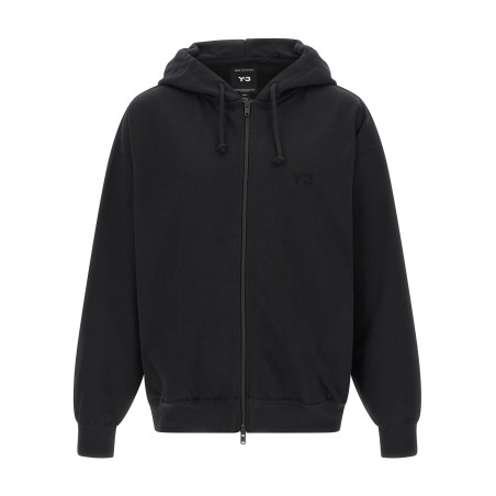 'Y-3 Brushed Terry Zip' hoodie